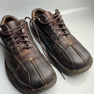 Clarks Brown Leather Nubulae Style #75051 Oxford Men’s Size 10.5